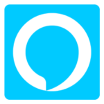 Alexa Logo; Ubibot IoT Data Loggers work with amazon alexa