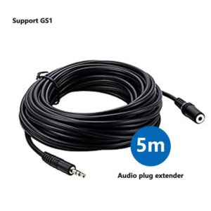 Audio extension cable for use with the sp1 wireless smart plug and gs1 wireless data logger