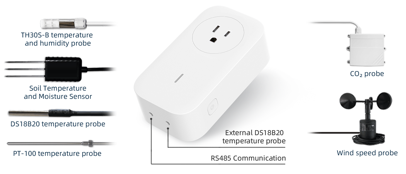 SP1 best wifi smart plug with remote with several probes
