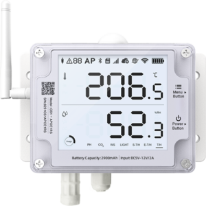 Ubibot gs1 data logger. This device is perfect for a server room temperature sensor, data center temperature monitor, server room environmental monitoring, data center temperature monitoring.