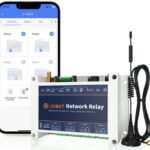 Network Relay shown beside a Cell phone